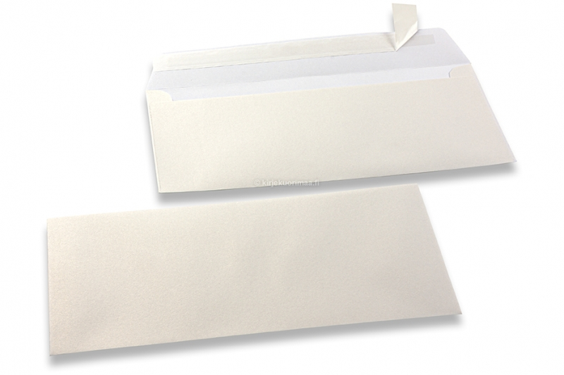 Värilliset helmiäiskuoret, valkoinen - 110 x 220 mm