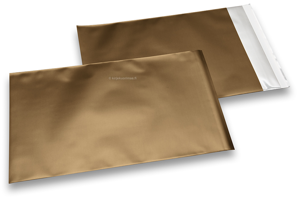 Pronssinväriset mattametalliset foliokirjekuoret - 230 x 320 mm