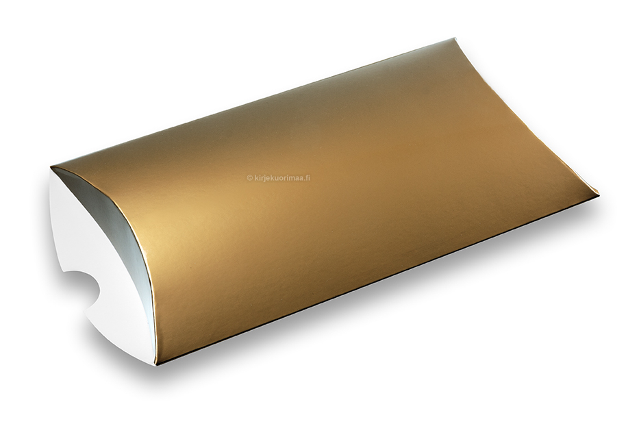 Kullanväriset ovaalin muotoiset lahjarasiat