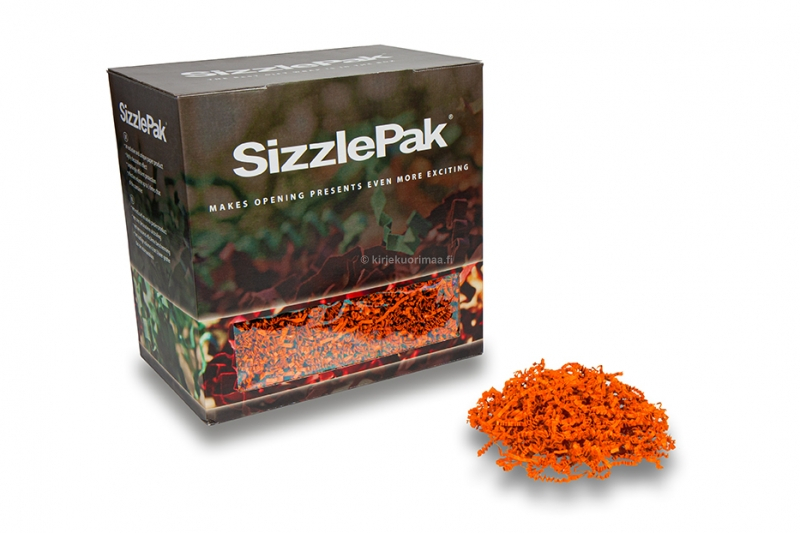 Paperisilppu SizzlePak - Oranssi (1,25 kg), 80 gramman paperia