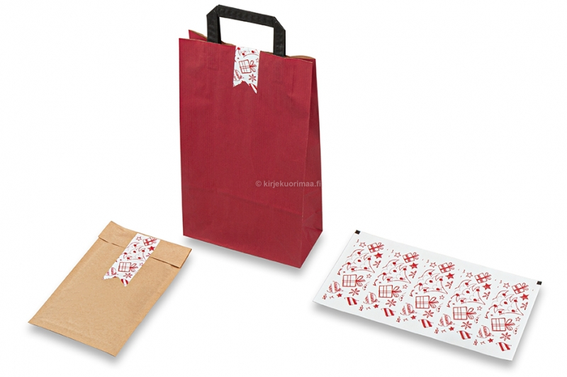 Pitkät jouluaiheiset kirjeensulkijat - Joulukoriste