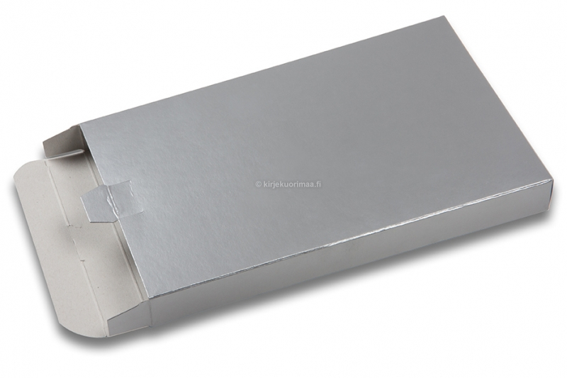 Kiiltävät värilliset postituskotelot - hopeanvärinen