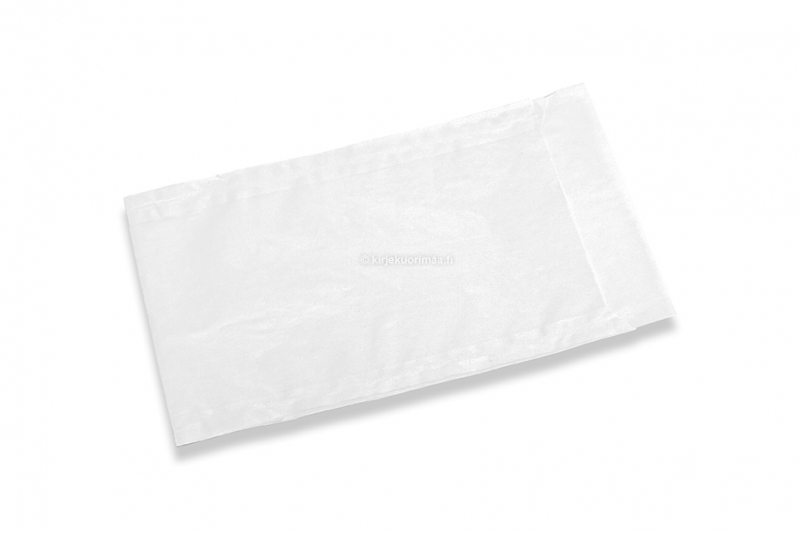 Paperipussi glassiinipaperi valkoinen - 105 x 150 mm