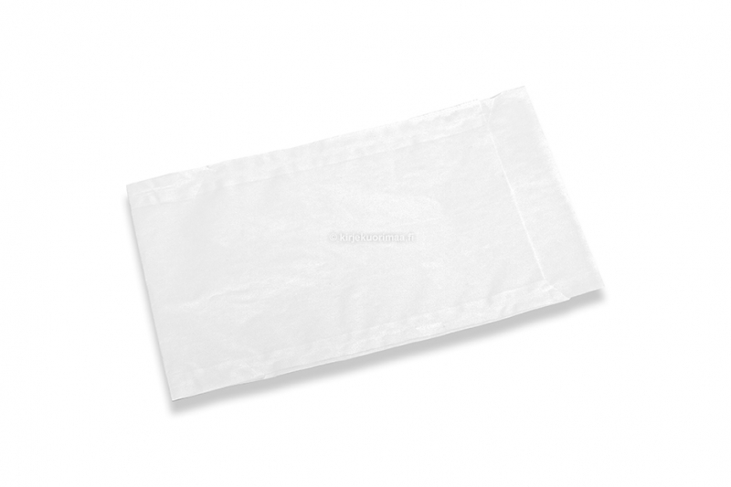 Paperipussi glassiinipaperi valkoinen - 115 x 160 mm