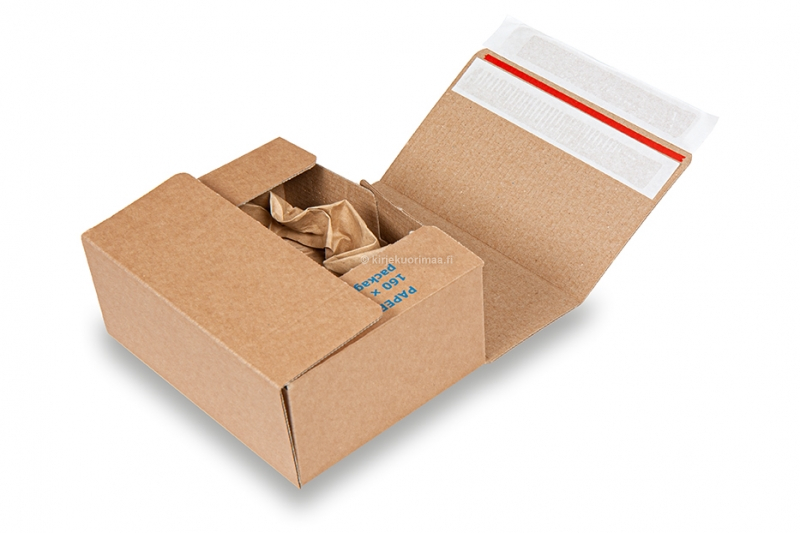 Paperpac-postituslaatikko täytepaperilla