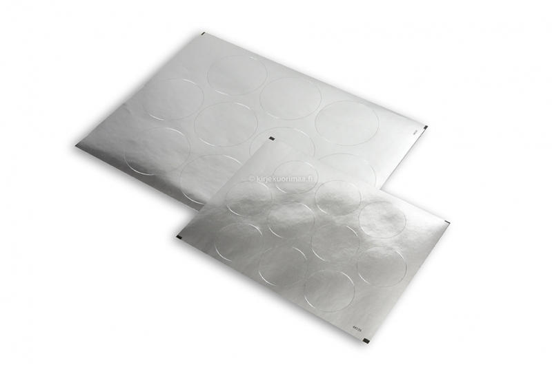 Kiiltävät kirjeensulkijat - hopea