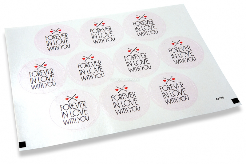 Rakkausaiheiset kirjeensulkijat - ”forever in love with you” -teksti