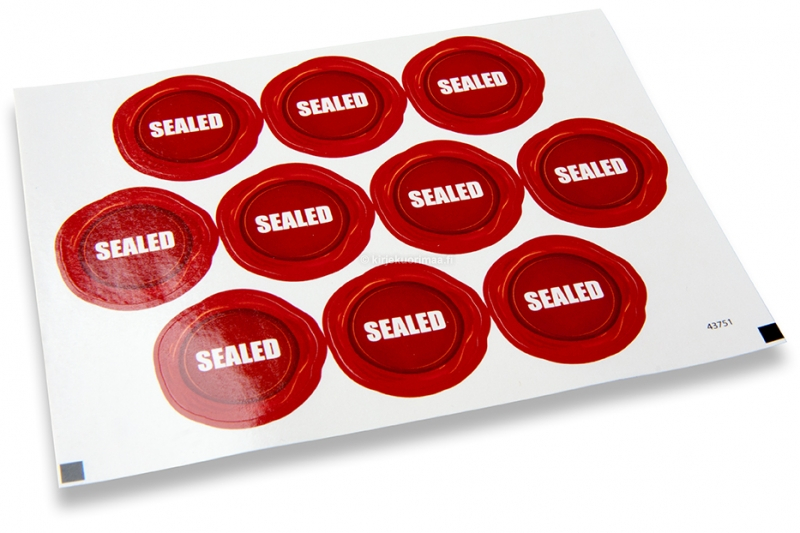 Rakkausaiheiset kirjeensulkijat - ”sealed”-teksti