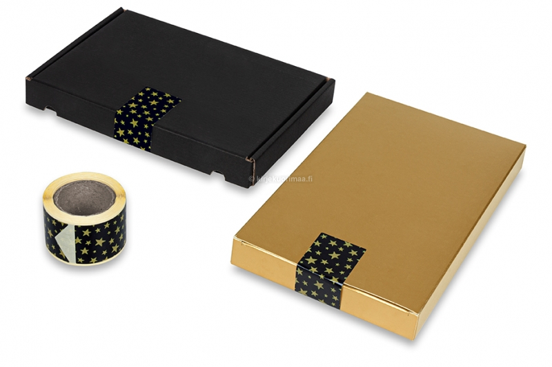 Pitkät kirjeensulkijat painatuksella - tähdet