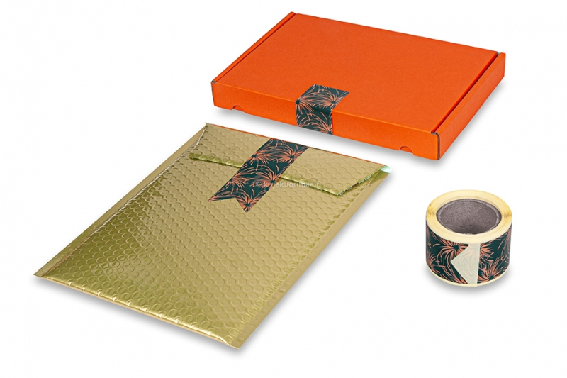 Pitkät kirjeensulkijat painatuksella - ilotulitus