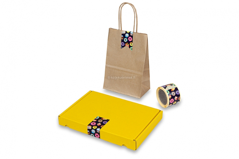 Pitkät kirjeensulkijat painatuksella - makeiset