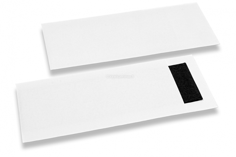 Aterinpussi valkoinen, ei viiltoa + musta lautasliina