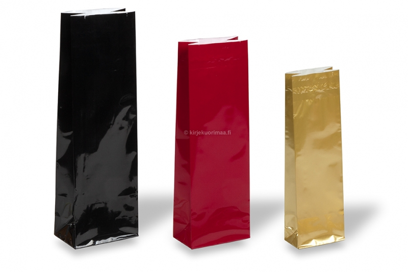 Paperipussi tasapohja värillinen