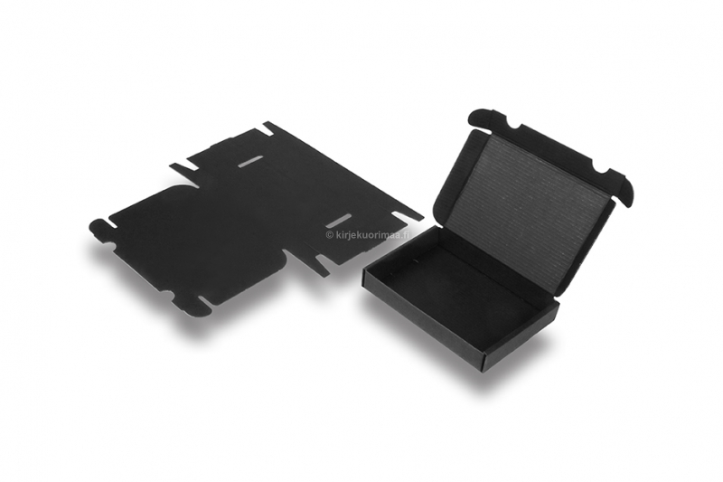 Mustat postituslaatikot - mustan sisäosan, 160 x 120 x 25 mm