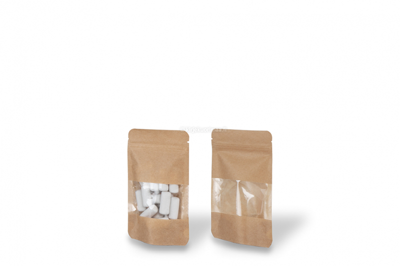 Pystypussi ikkunallinen - ruskea, 85 x 145 x 50 mm, 100 ml