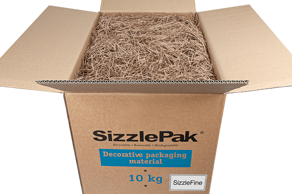 Paperisilppu SizzlePak Fine - Ruskea voimapaperi (neutraali) (10 kg) 
